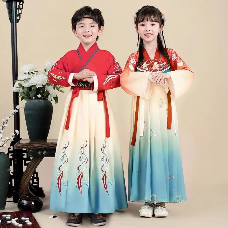 幼儿童古装汉服男童女童宋朝国学礼仪书童古诗词唐诗朗诵演出服装,童装/婴儿装/亲子装,汉服,淘宝优惠券,粉丝福利购,淘宝优惠卷