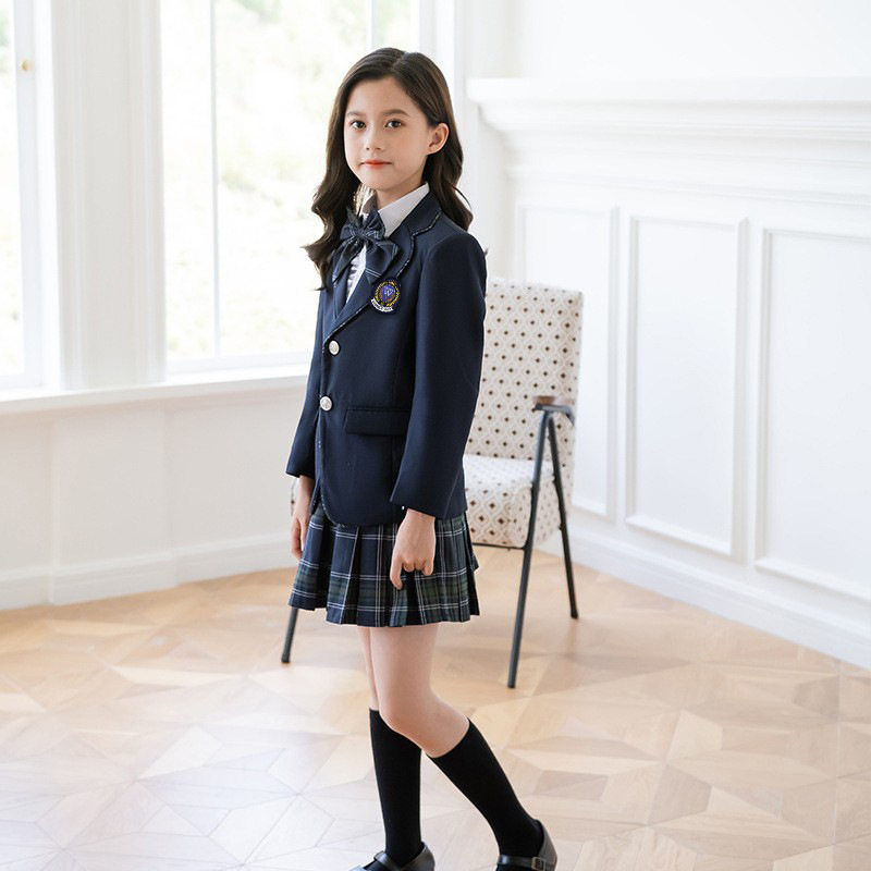 儿童校服新款春秋装英伦风幼儿园园服表演服套装班服校服工厂批发