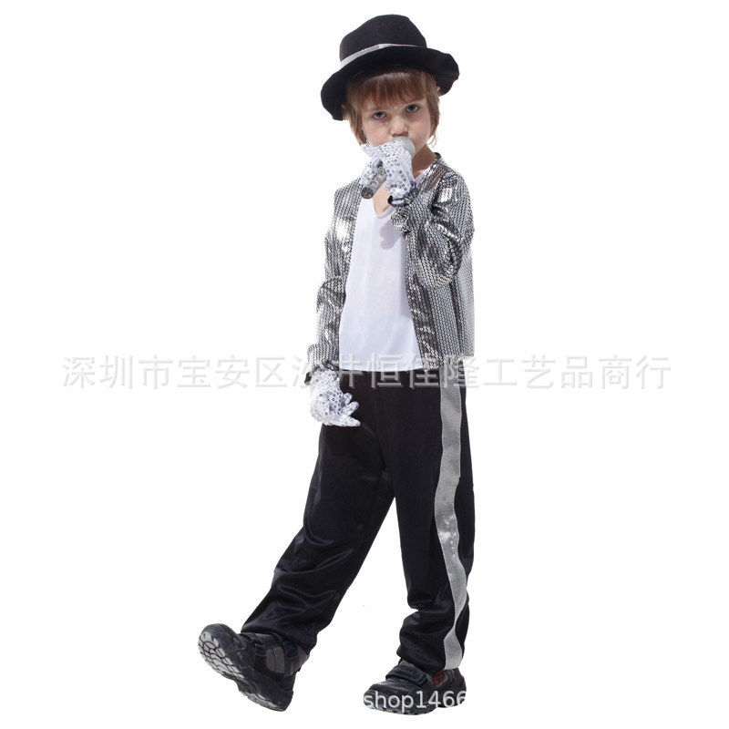 万圣节COS服装六一儿童巨星明星演出服麦克形象套装活动表演服