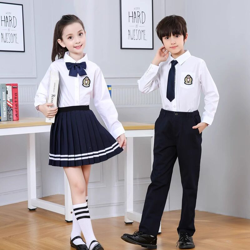 中小学生大合唱表演服装儿童诗朗诵演出服歌咏比赛校服班服毕业照