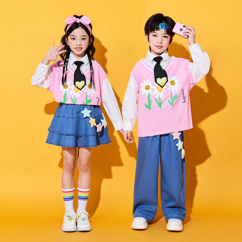 六一儿童表演服夏季小学生班服校服幼儿园园服大合唱团体演出服潮