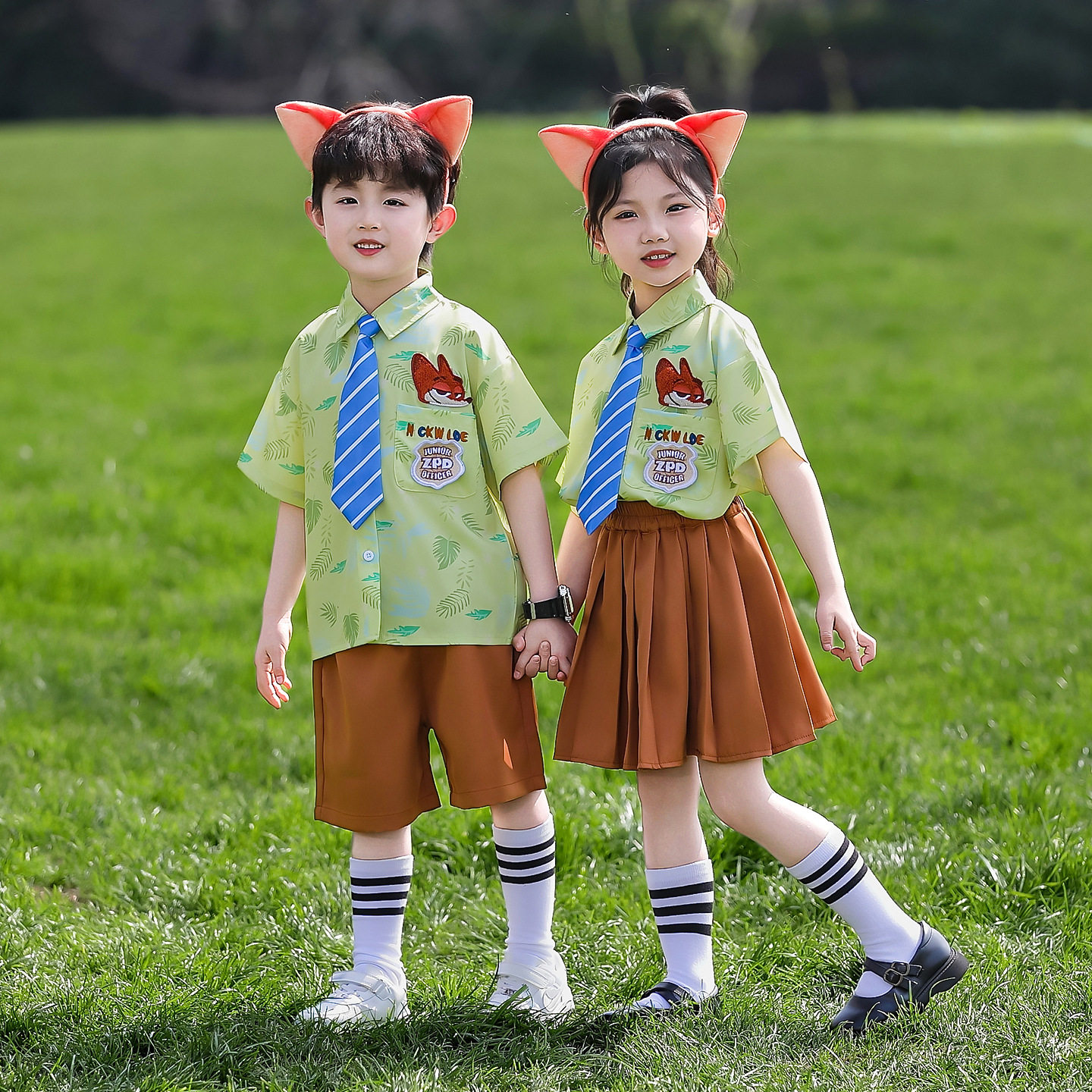六一儿童节表演服夏季小学生班服校服园服合唱学院风演出服毕业照