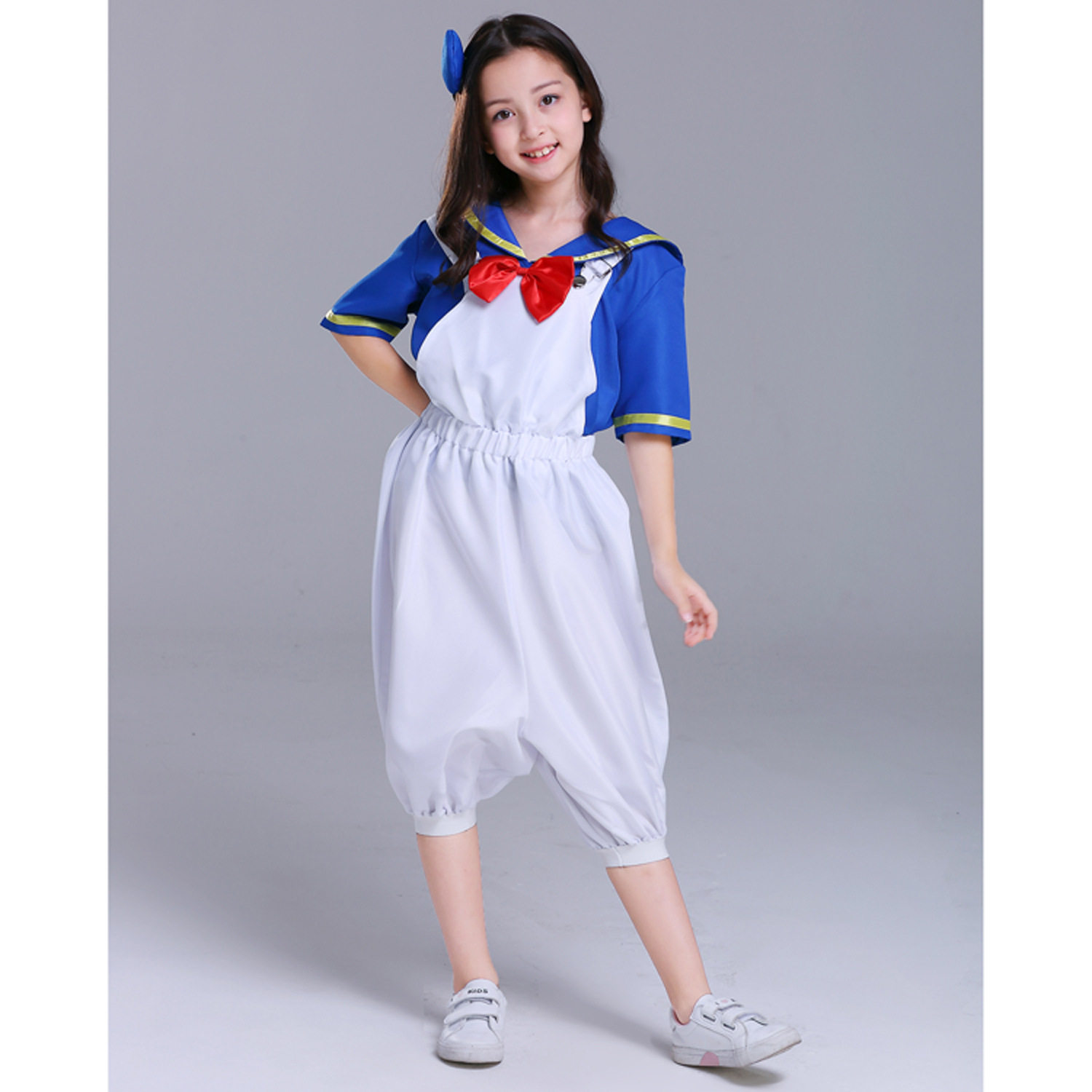 亲子装儿童 男女 唐老鸭 万圣节服装 cosplay服 舞台表演服