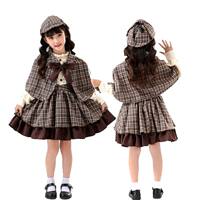Halloween cosplay Sherlock Holmes and Sherlock Holmes Detective family Set Stage role-playing costume thumbnail 7