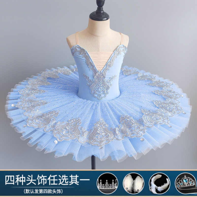 儿童芭蕾舞裙演出服幼儿新款专业芭蕾舞服女童可爱蓬蓬纱裙