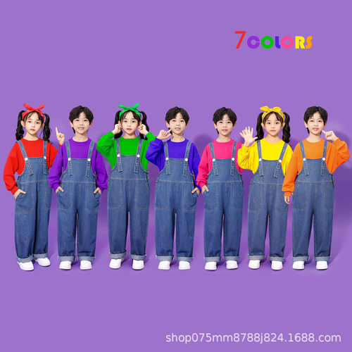 儿童幼儿园元旦表演服小学生运动会开幕式服装秋套装啦啦队演出服