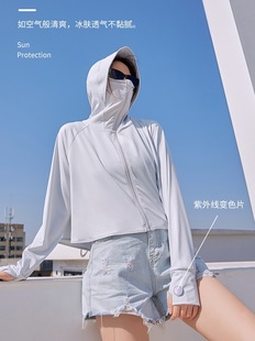 新款 披肩斗篷式 衣服女防紫外线2023夏季 upf50 凉皮户外服