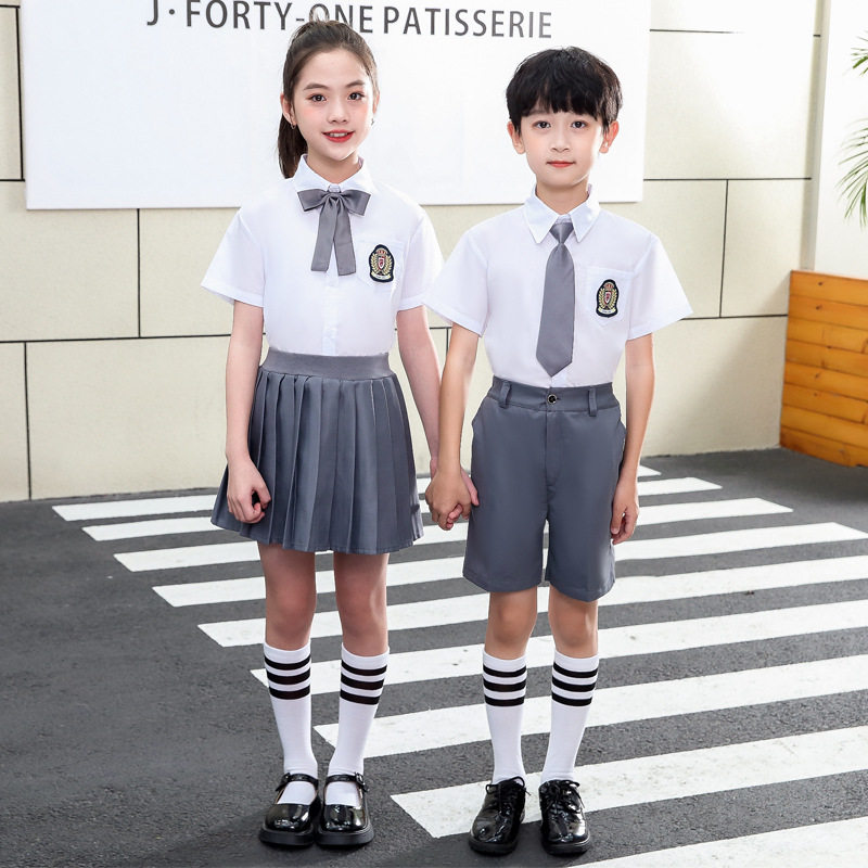 儿童演出服中小学生大合唱朗诵表演服幼儿园园服校服风男女童