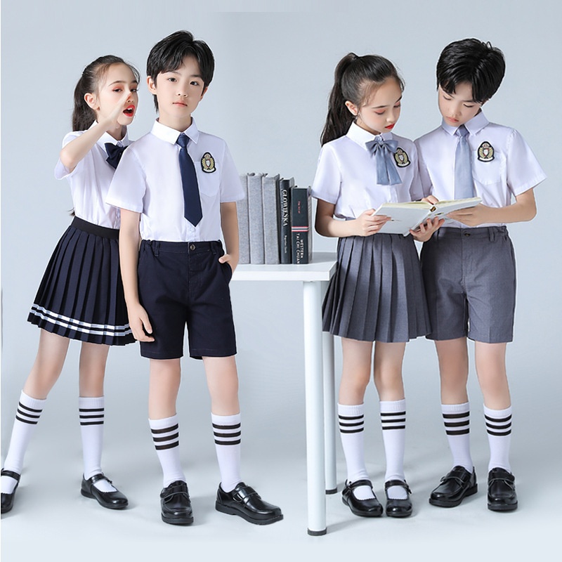 中小学生大合唱毕业服装儿童幼儿园园服英伦风校服班服朗诵