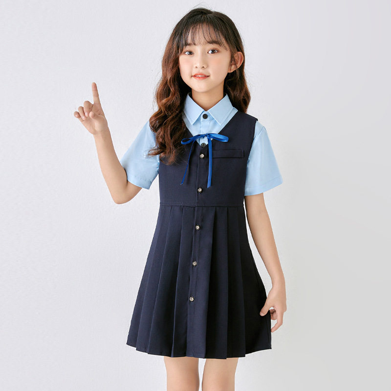 幼儿园园服班服毕业照服装六一儿童大合唱演出服夏季小学生表演服