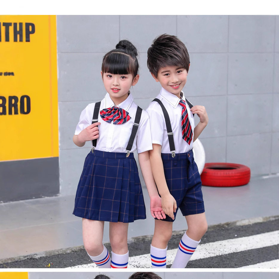 六一儿童演出服男女童礼服合唱服小学生主持人背带裤蓬蓬裙表演服