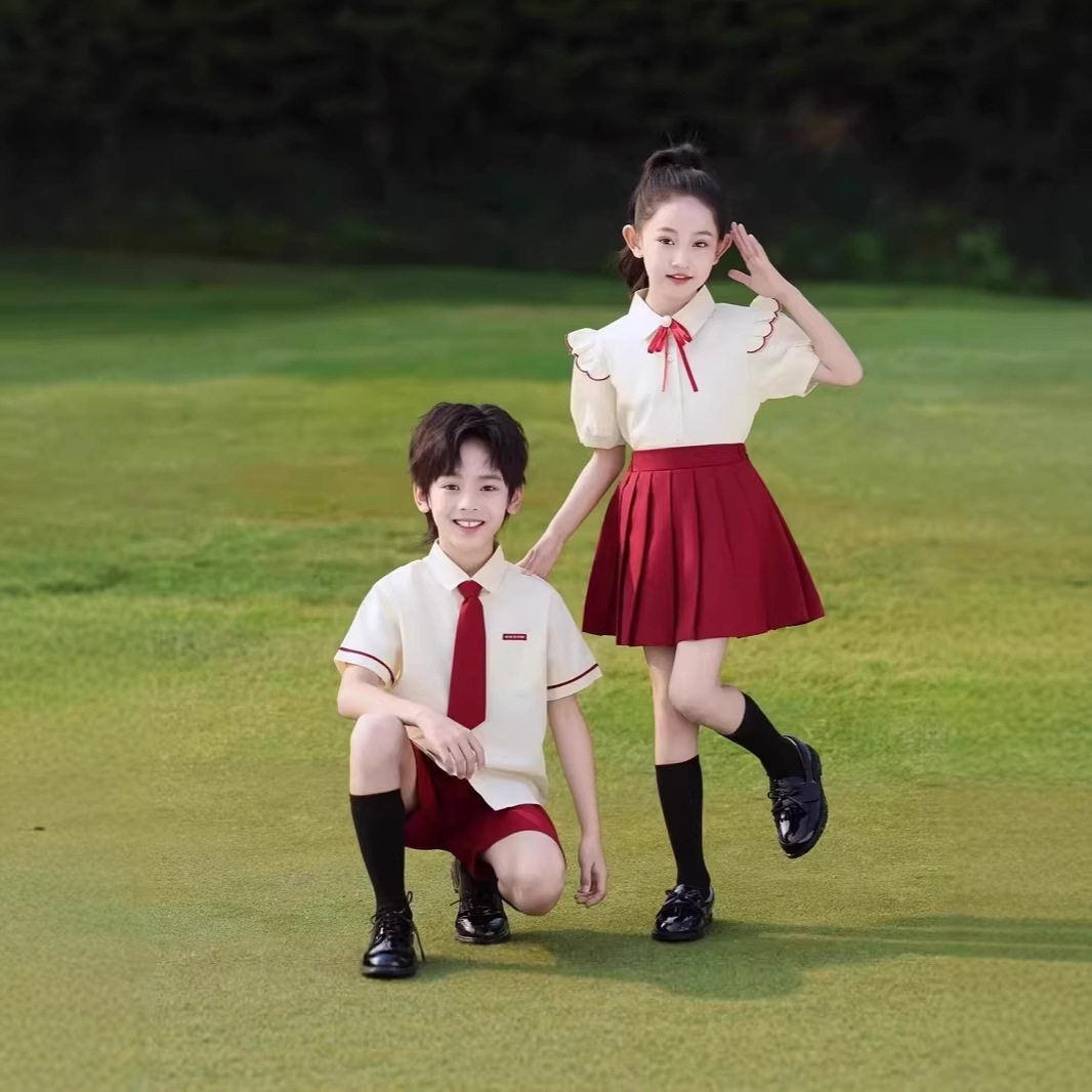 六一儿童演出服夏季幼儿园毕业照班服小学生朗诵合唱比赛表演服装