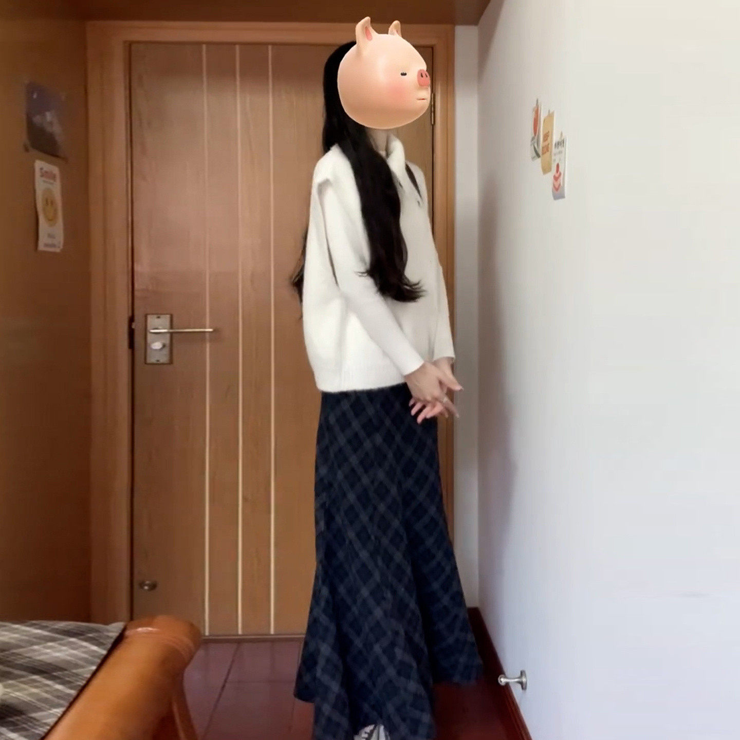 韩系复古针织马甲叠穿毛