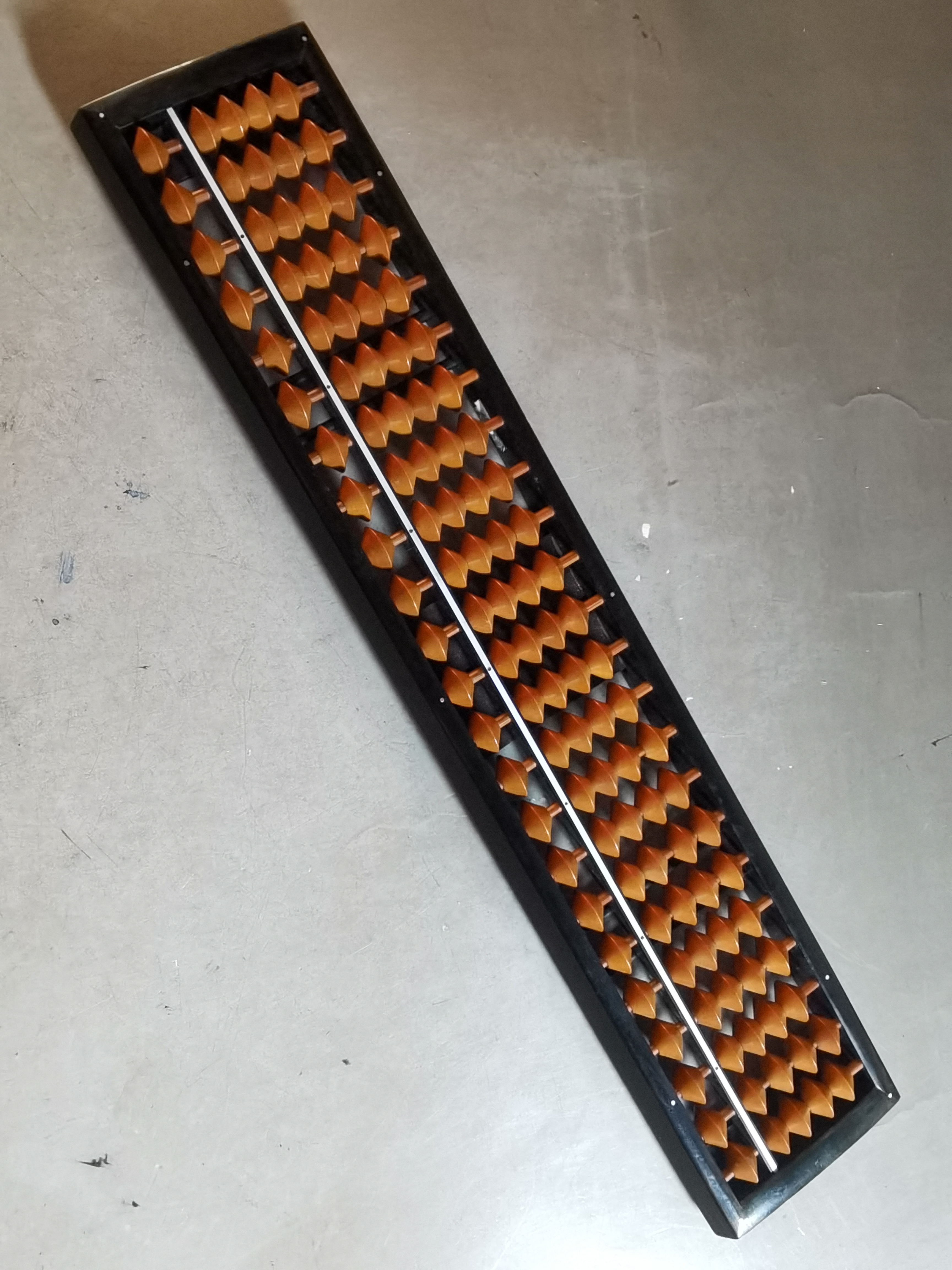 阅古斋日本实木硬木二手23档算盘珠算珠心算怀旧学生学习文具包邮