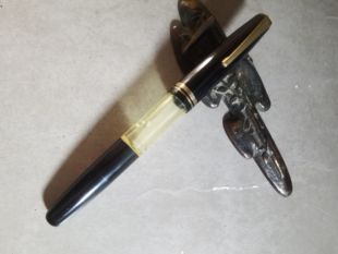 阅古斋日本古董旋帽明尖老钢笔怀旧学生学习办公老文具练字笔包邮