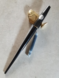 阅古斋日本产白金正品二手钢笔台笔怀旧学生笔办公文具练字笔包邮