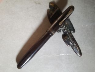 阅古斋日本产古董旋帽明尖老钢笔怀旧学生学习办公文具练字笔包邮