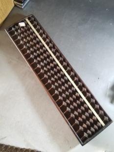 阅古斋日本实木21档老算盘珠算珠心算怀旧学生学习老文具算子包邮