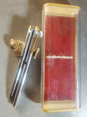 阅古斋日本回流APIS正品二手钢笔圆珠笔学生学习老文具练字笔包邮