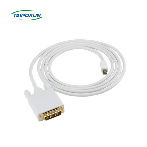 厂家批发 迷你dp转dvi 1.8m高清转接线 minidp to dvi24+1线1.8米