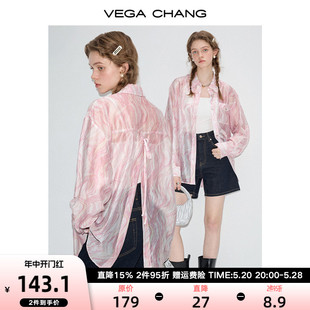 新款 VEGA 女2024年夏季 衬衣 CHANG防晒衬衫 宽松显瘦设计感小众长袖