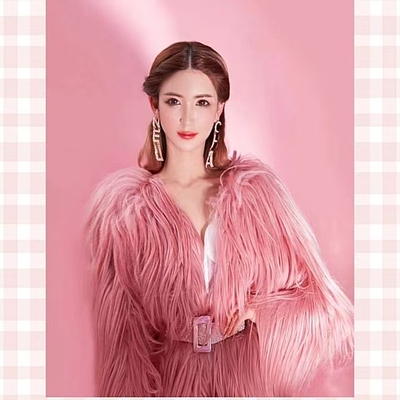 『娜娜粉丝专享』手工钉珠蝴蝶烟花国风上衣棉服外套WT3012