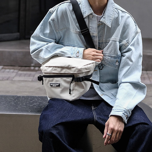 mye潮牌斜挎包简约百搭