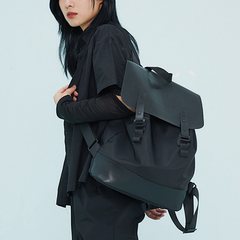 Mye phong cách Bắc Âu đơn giản khâu da nylon túi nam và nữ cặp máy tính máy tính xách tay đi lại túi du lich túi du lịch cỡ lớn