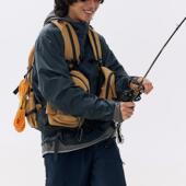 MYEDITION双肩包户外露营路亚背包机能可拆卸多功能登山电脑背包