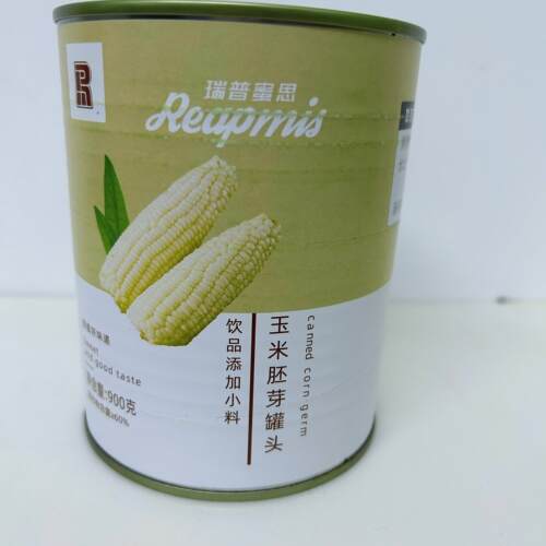 瑞普蜜思Reapmis 去皮玉米胚芽罐头 900g天然玉米颗粒奶茶添加料