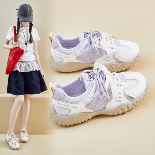 德训鞋 网面透气新款 ins韩版 女2025夏季 K06 学生跑步运动休闲鞋