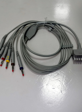 原厂纳龙心电图机导联线AECG-18U多通道心电图采集仪18导心电导联