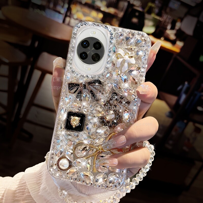 奢华闪钻适用华为nova14手机壳nova12Ultra全包气质nova13pro高档带挂绳nova10透明时尚个性nova11女新款防摔