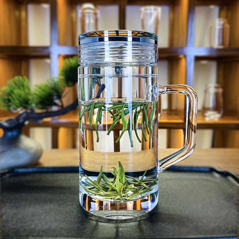 东海原矿水晶杯泡茶杯