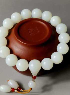 和田玉羊脂玉手链天然正品