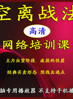 股道九阳股票视频教程空离战法主力出货阶段K线经典形态阴线卖点
