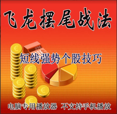 短经技术视频教程学习资料飞龙摆尾战法强势个股回调抄底买入 128