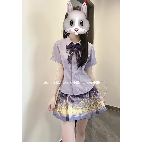 【送运费险】新中式短款马面裙女
