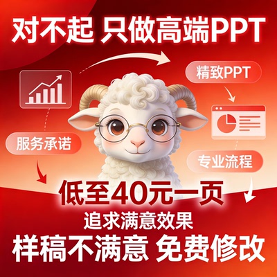 高端ppt制作美化代做修改工作汇报述职设计总结路演演讲 企业宣传