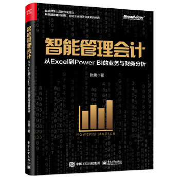 正版现货： 智能管理会计：从Excel到Power BI的业务与财务分析（全彩） 9787121406706 电子工业出版社 张震
