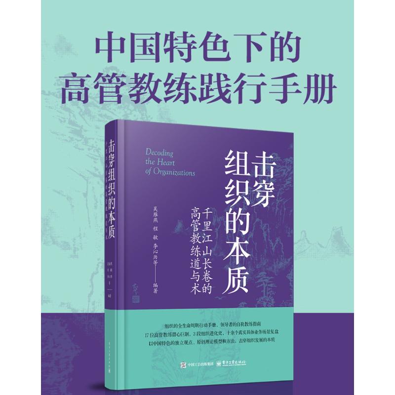 正版现货 击穿组织的本质——千里江山长卷的高管教练道与术 电子工业出版社 9787121499647