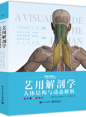正版现货艺用解剖学：人体结构与动态解析（精装版）9787121432767电子工业出版社