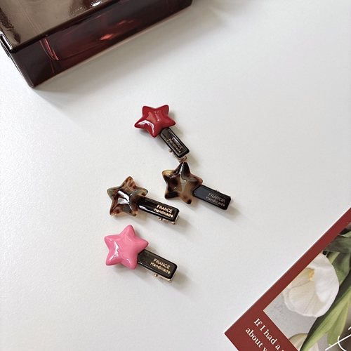 多巴胺醋酸头发夹可爱侧边夹新款