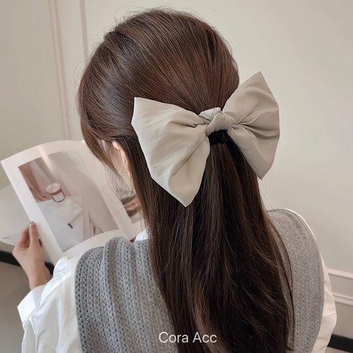 质感基础款大蝴蝶结皮筋气质发圈