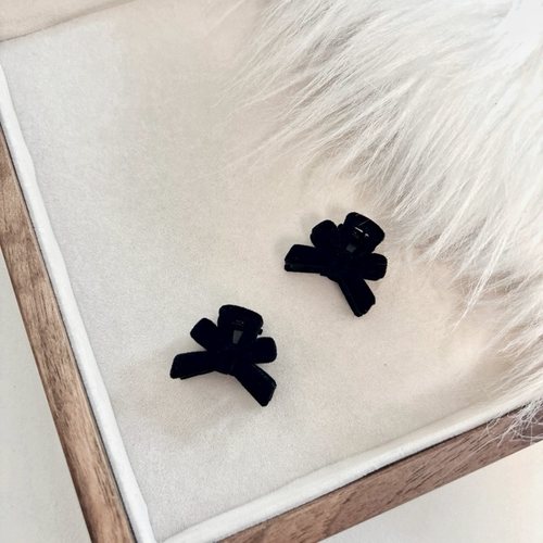 植绒小抓夹发爪可爱蝴蝶结