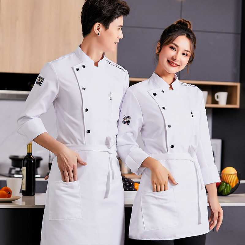 透气餐厅饭店面包房烘焙厨师服图片