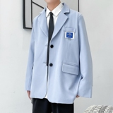 2023年春季小西装男女宽松潮流炸街帅气西服外套上衣XZ02P95，男装西服，星座101A-1