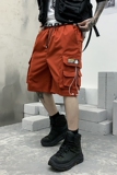 2023夏季男士工装短裤潮牌ins高街宽松五分裤潮流直筒裤DK16P55，男装休闲裤，星座101A-1