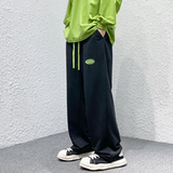 2023春季四季款抽绳加绒卫裤KK06普通款35-加绒40，男装休闲裤，星座101A-1