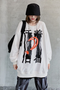 2023春季休闲宽松卫衣男女潮流ins高街时尚个性印花T恤 WY10 P49图片